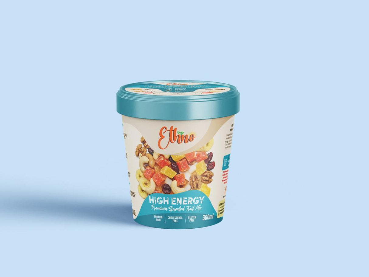 High Energy Premium Sprouted Nuts & Seeds Trail Mix
